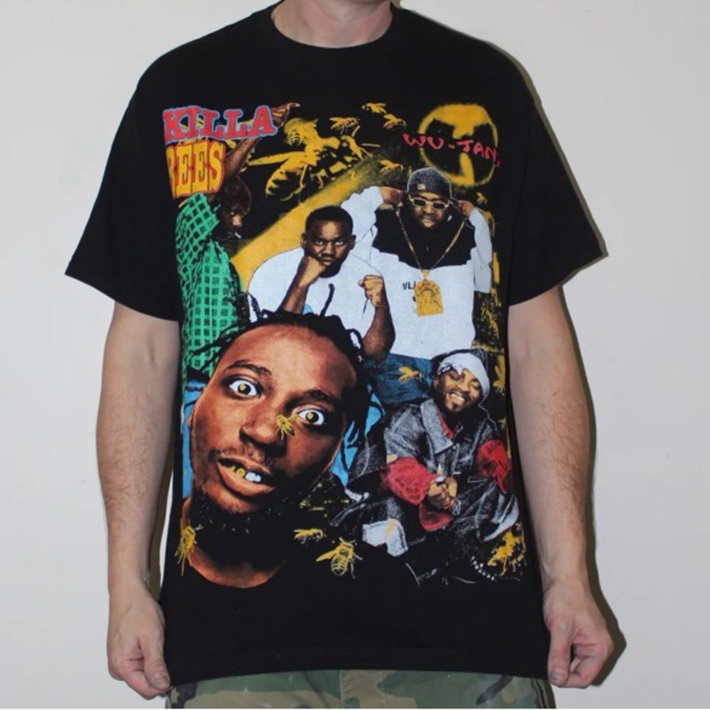 NWOT Backstock Co. Wu Tang Clan - Killa Bees AOP graphic tee